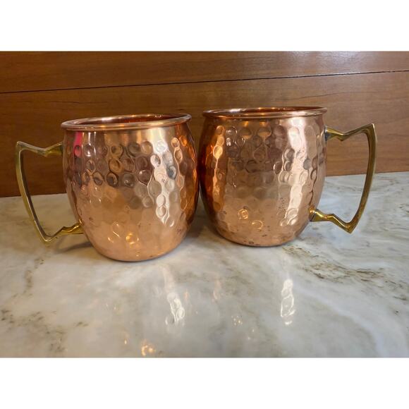 Copper Moscow Mule Mug Set - Picture 2 of 9